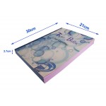 Ticket Book-Square Counter Book  light pink  5+ 